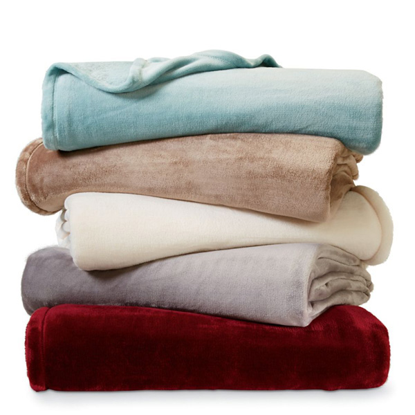 MICRO PLUSH SOLID BLANKETS/THROWS